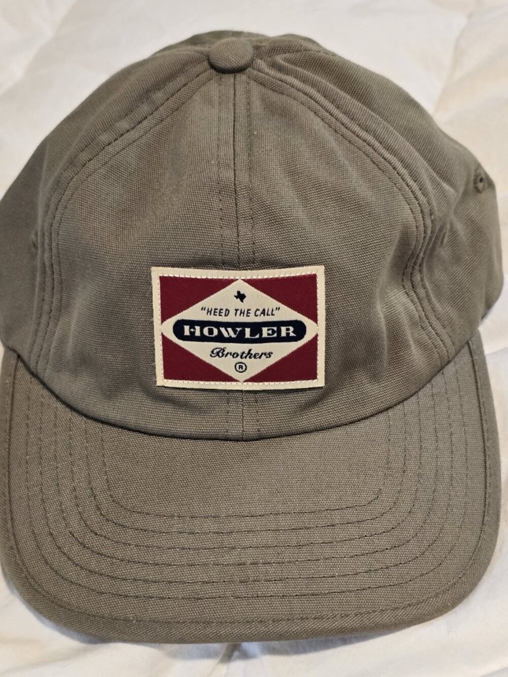 Howler Bros Posse Badge Strapback - Olive Green - Picture 2 of 4